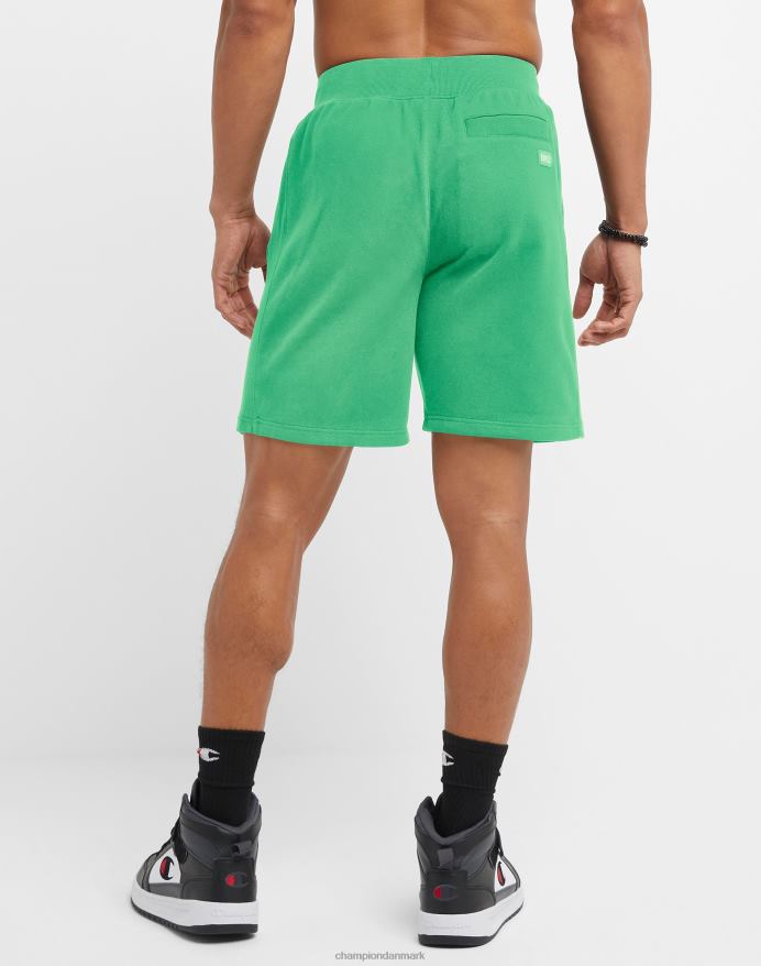Champion omvendt vævet franske frottéshorts script logo 8 V6J66359 glad forårsgrøn