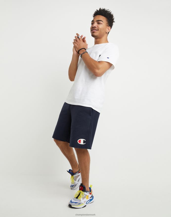 Champion powerblend fleeceshorts c logo 10 V6J66459 flåde