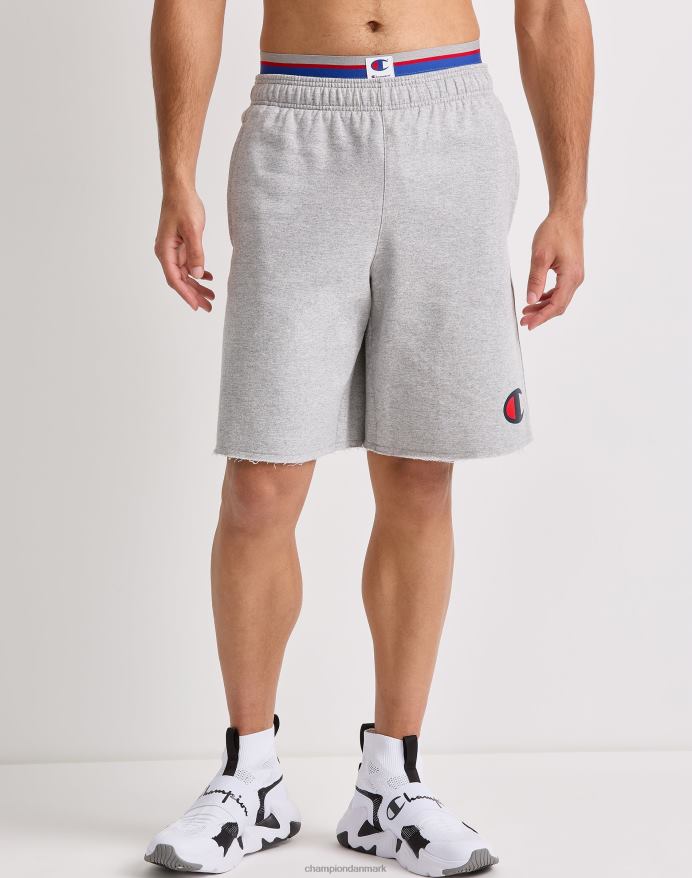 Champion powerblend fleeceshorts c logo 10 V6J66460 oxford grå