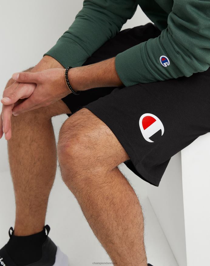Champion powerblend fleeceshorts c logo 10 V6J66461 sort