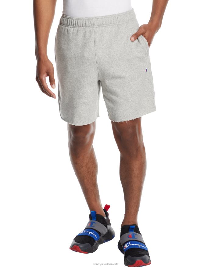 Champion powerblend fleeceshorts c logo 7 V6J66521 oxford grå
