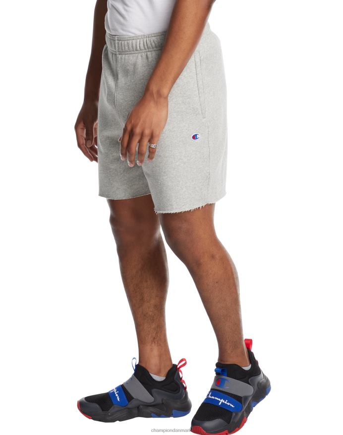 Champion powerblend fleeceshorts c logo 7 V6J66521 oxford grå
