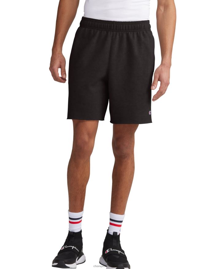 Champion powerblend fleeceshorts c logo 7 V6J66523 sort