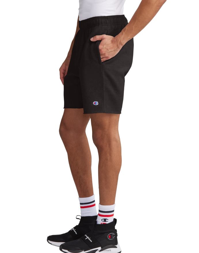 Champion powerblend fleeceshorts c logo 7 V6J66523 sort