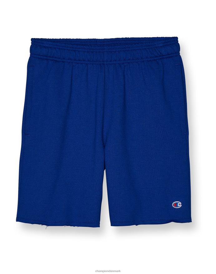 Champion powerblend fleeceshorts c logo 7 V6J66524 tapper blå