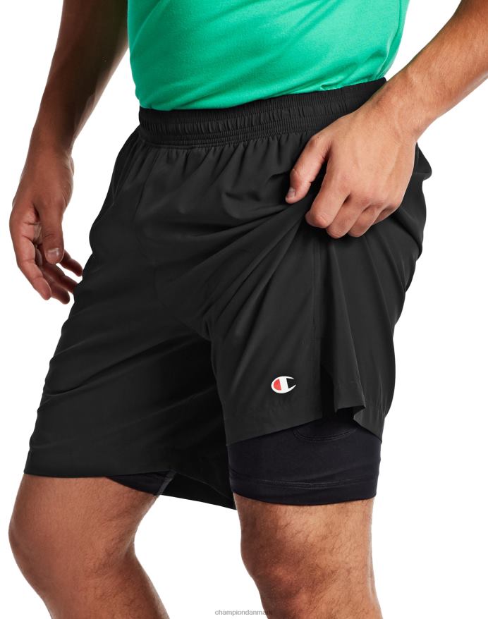 Champion sportsshorts med foring 7 V6J66502 sort