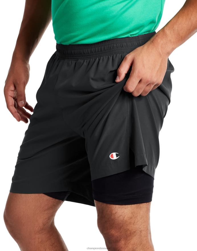 Champion sportsshorts med foring 7 V6J66503 stealth