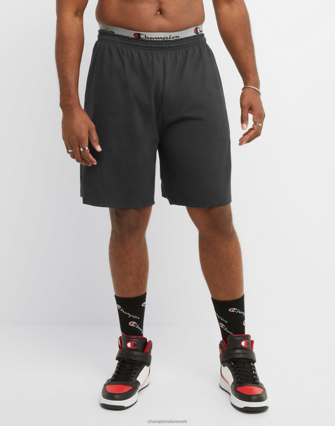 Champion store og høje hverdagsshorts c patch 10 V6J66397 sort