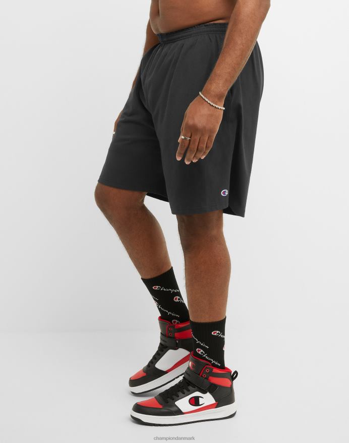 Champion store og høje hverdagsshorts c patch 10 V6J66397 sort