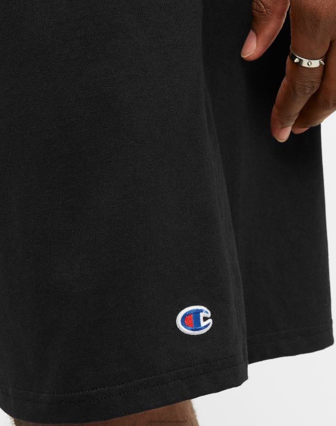 Champion store og høje hverdagsshorts c patch 10 V6J66397 sort