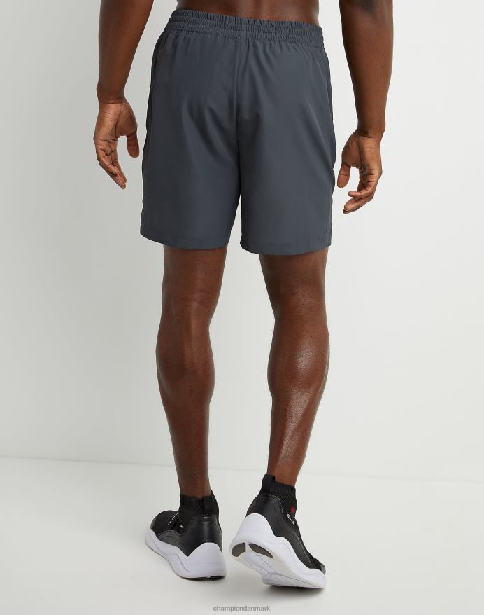 Champion vævede sportsshorts c patch 7 V6J66507 stealth