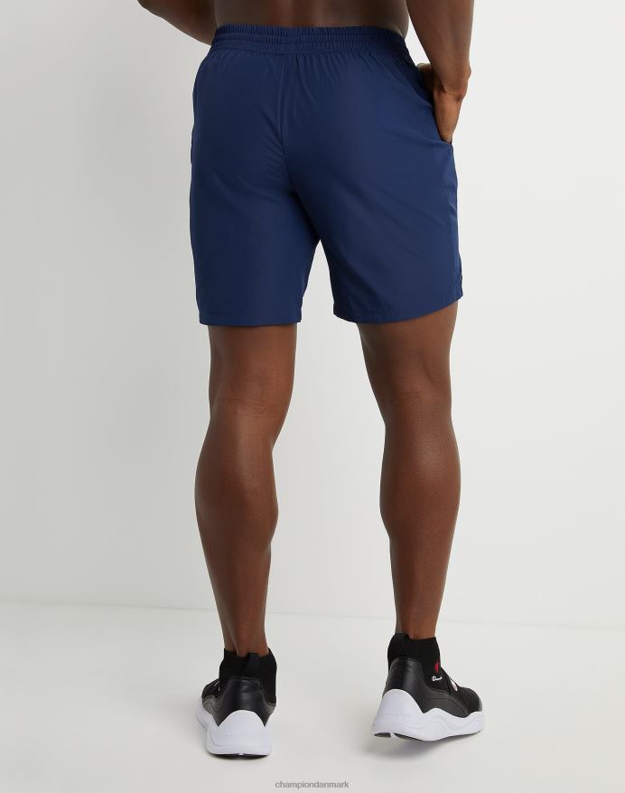 Champion vævede sportsshorts c patch 7 V6J66508 atletisk flåde