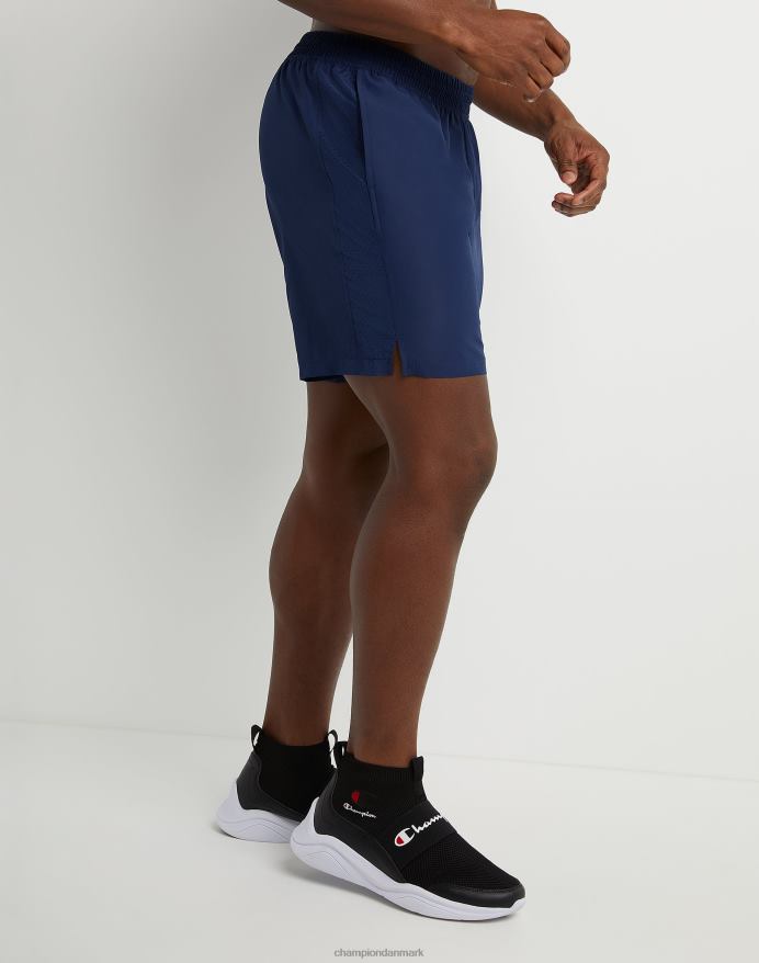 Champion vævede sportsshorts c patch 7 V6J66508 atletisk flåde