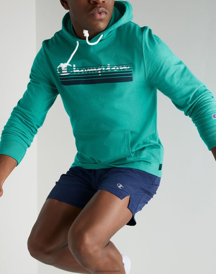Champion vævede sportsshorts c patch 7 V6J66508 atletisk flåde