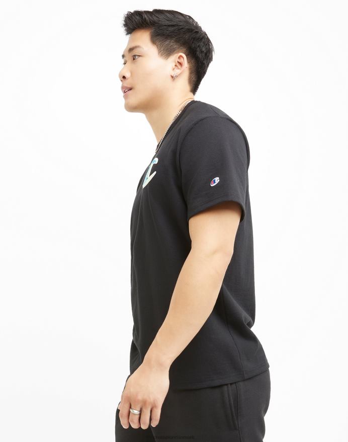 Champion arv t-shirt kæde syet c V6J66643 sort