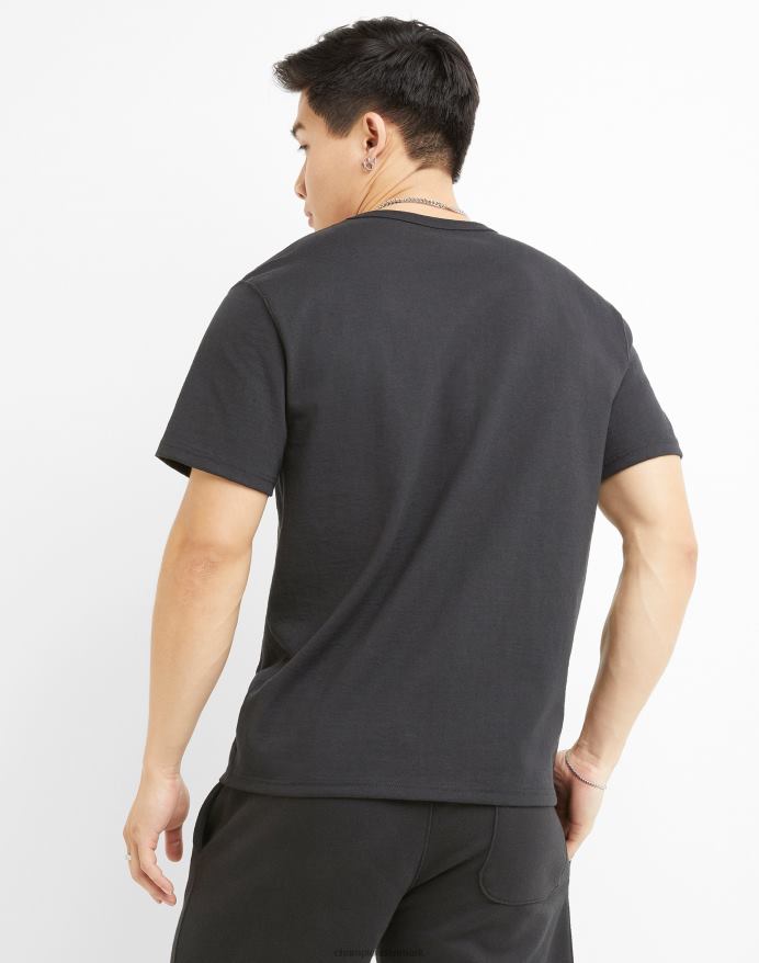 Champion arv t-shirt kæde syet c V6J66643 sort