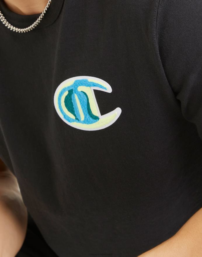 Champion arv t-shirt kæde syet c V6J66643 sort