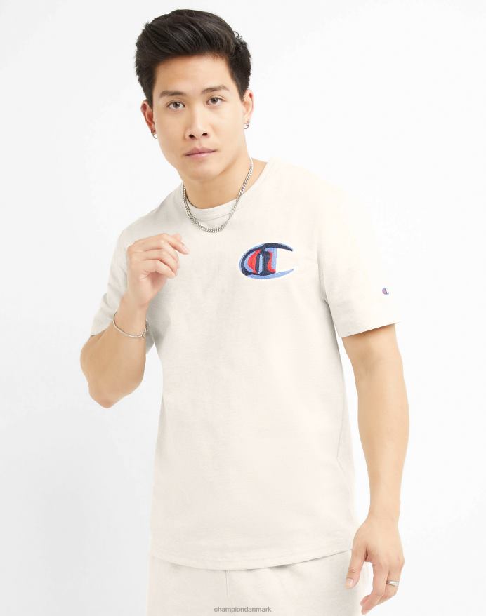 Champion arv t-shirt kæde syet c V6J66644 havregryn lyng