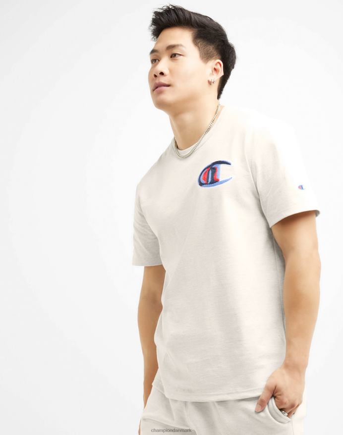 Champion arv t-shirt kæde syet c V6J66644 havregryn lyng