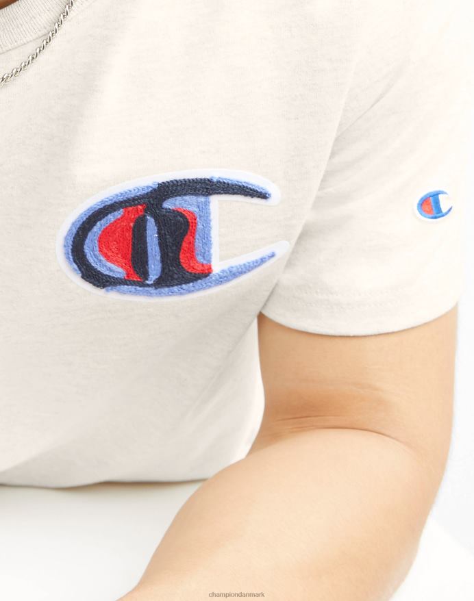 Champion arv t-shirt kæde syet c V6J66644 havregryn lyng