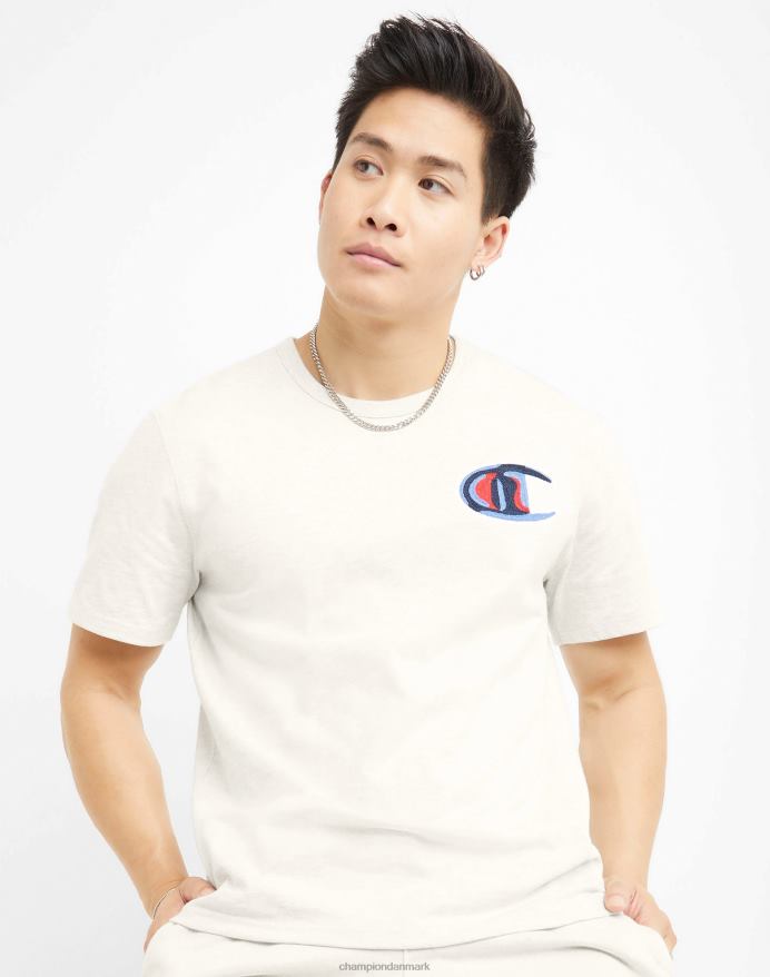 Champion arv t-shirt kæde syet c V6J66644 havregryn lyng