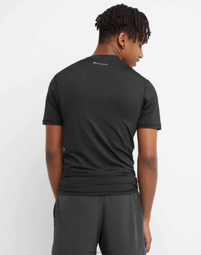 Champion atletisk t-shirt fugttransporterende V6J66637 sort