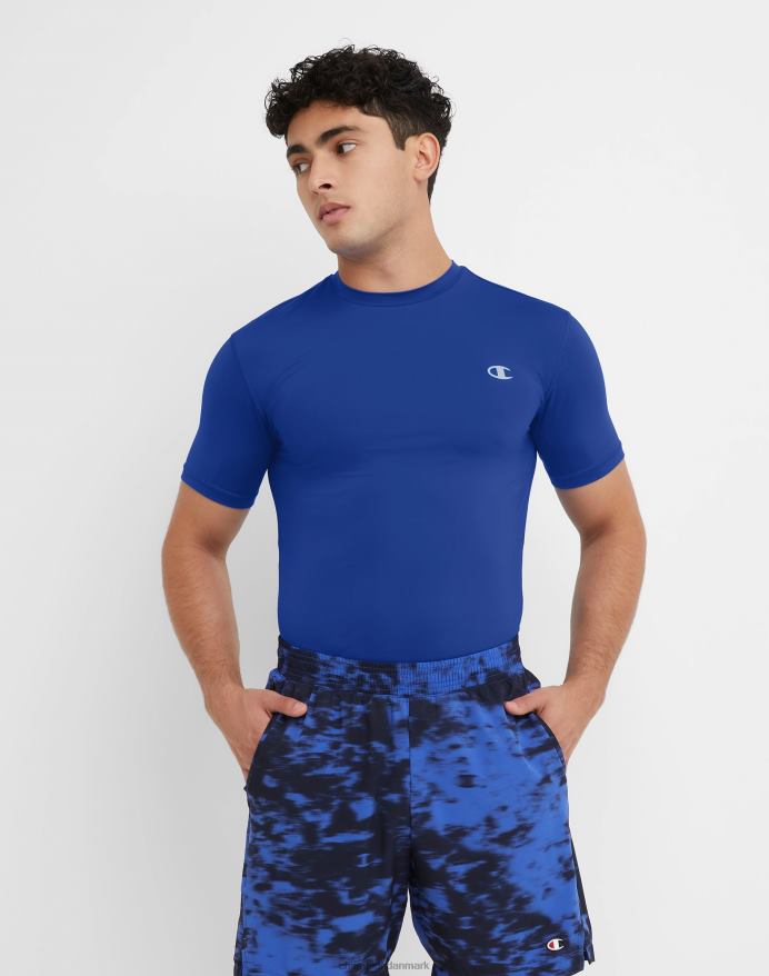 Champion atletisk t-shirt fugttransporterende V6J66640 flyve blå