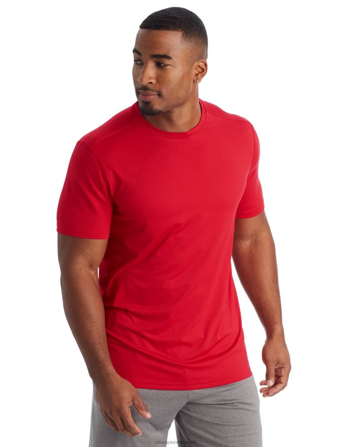 Champion c9 kortærmet tech-t-shirt V6J66755 moden rød