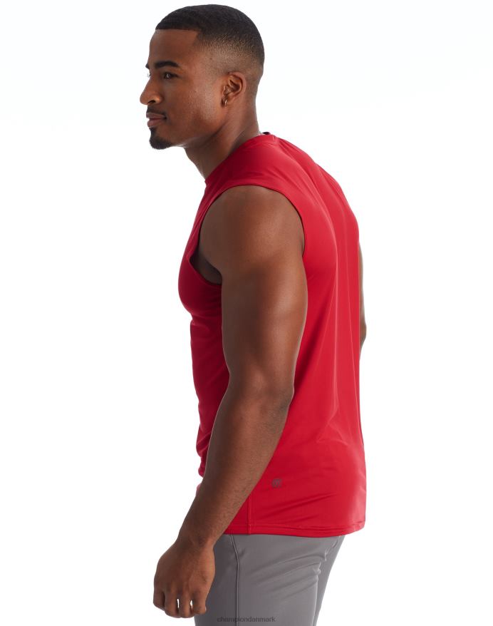Champion c9 muskel tech t-shirt V6J66766 moden rød