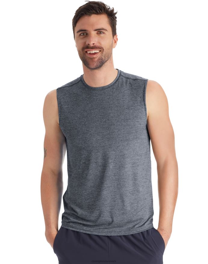 Champion c9 muskel tech t-shirt V6J66767 xavier navy lyng