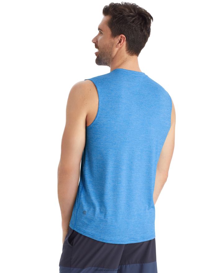 Champion c9 muskel tech t-shirt V6J66773 blå jay lyng