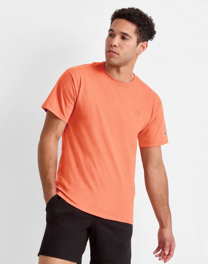 Champion klassisk T-shirt broderet c-logo V6J66571 laser orange lyng