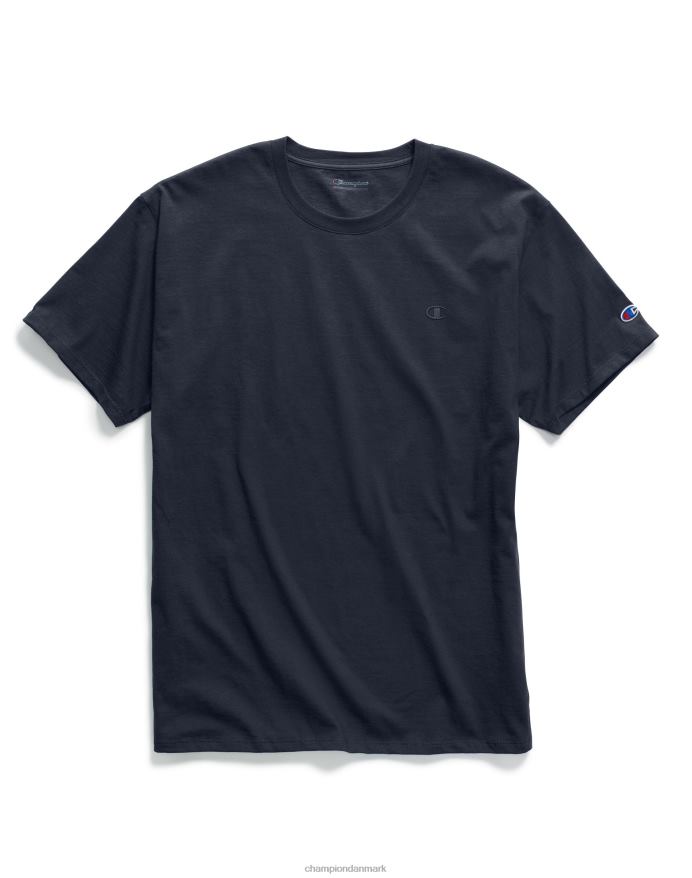 Champion klassisk T-shirt broderet c-logo V6J66573 flåde