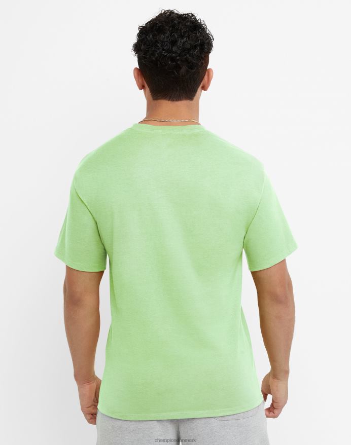 Champion klassisk T-shirt broderet c-logo V6J66575 sydende myntegrøn lyng