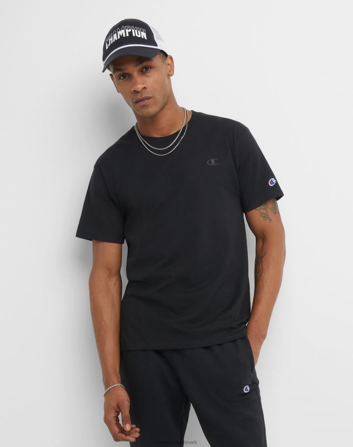 Champion klassisk T-shirt broderet c-logo V6J66579 sort