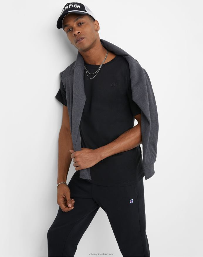 Champion klassisk T-shirt broderet c-logo V6J66579 sort