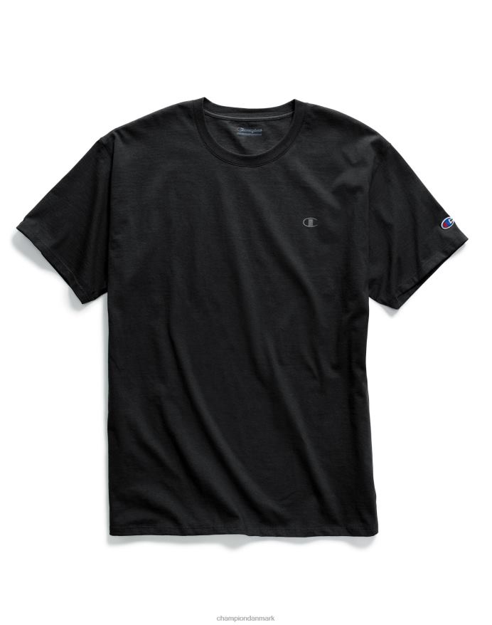 Champion klassisk T-shirt broderet c-logo V6J66579 sort