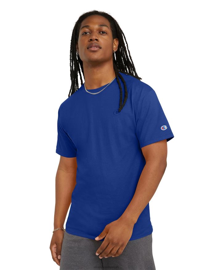 Champion klassisk T-shirt broderet c-logo V6J66585 surfe på nettet