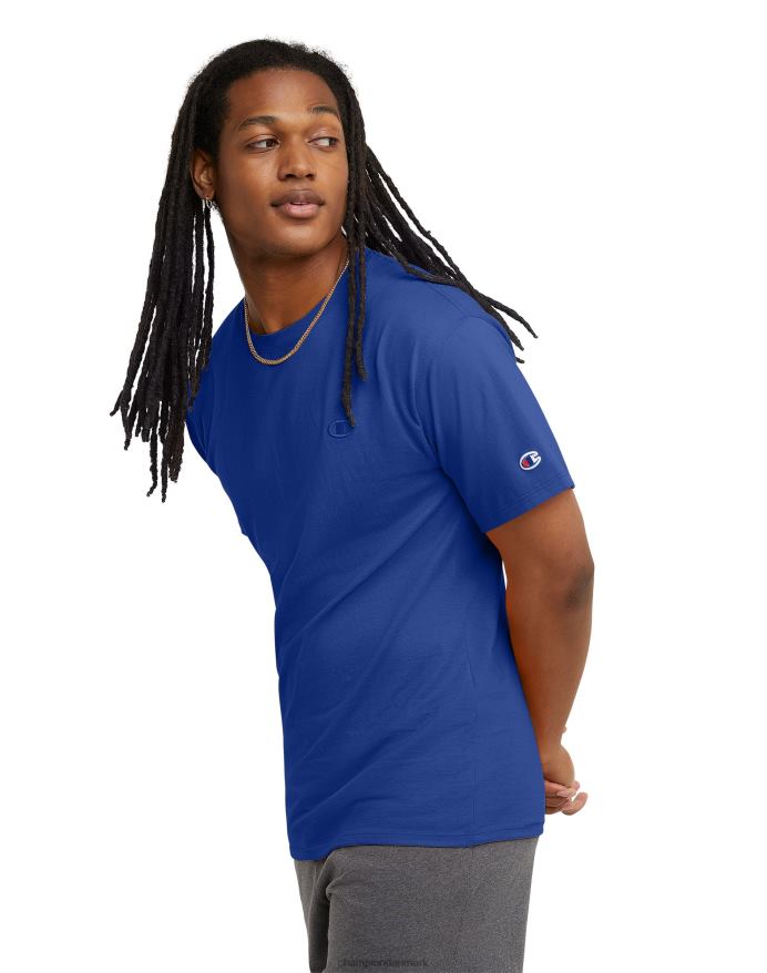 Champion klassisk T-shirt broderet c-logo V6J66585 surfe på nettet