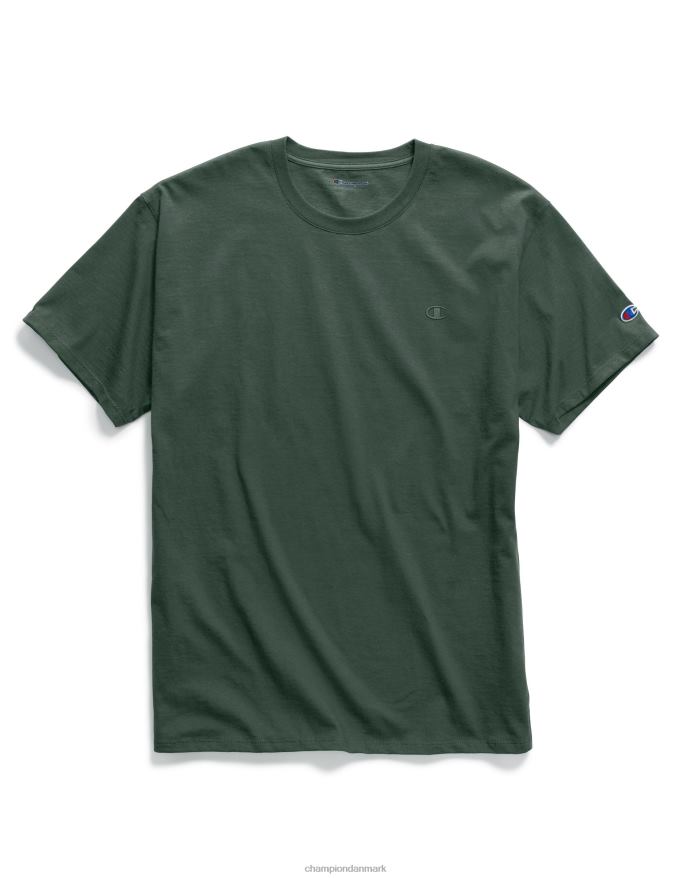 Champion klassisk T-shirt broderet c-logo V6J66586 mørkegrøn