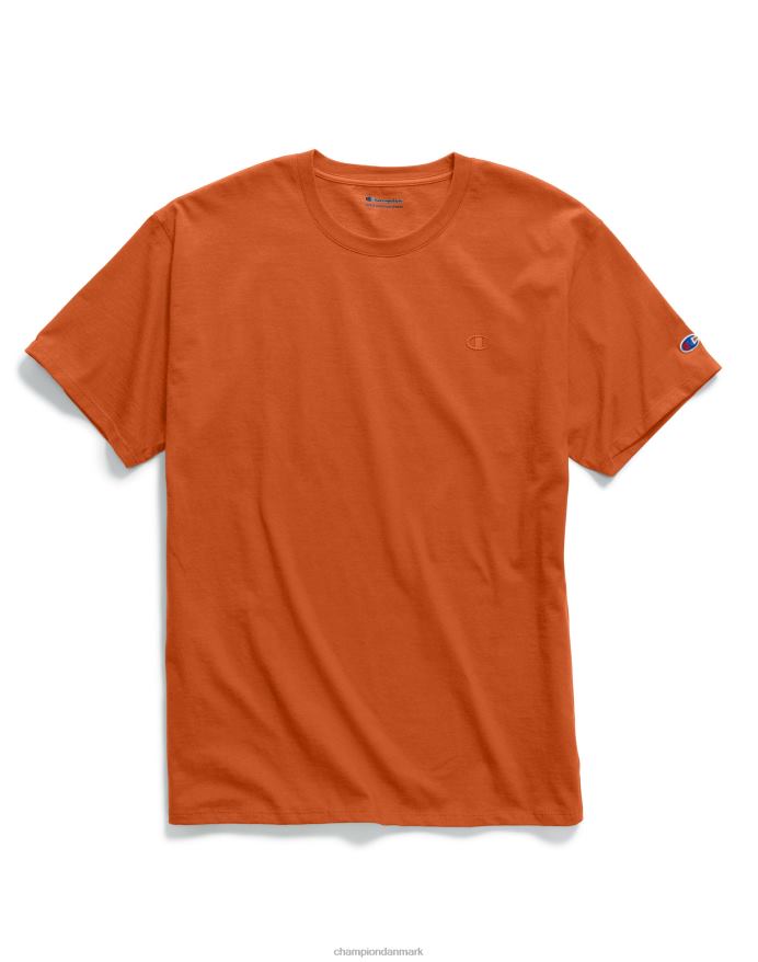Champion klassisk T-shirt broderet c-logo V6J66588 krydret appelsin
