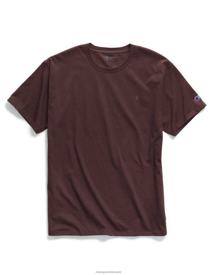 Champion klassisk T-shirt broderet c-logo V6J66590 rødbrun