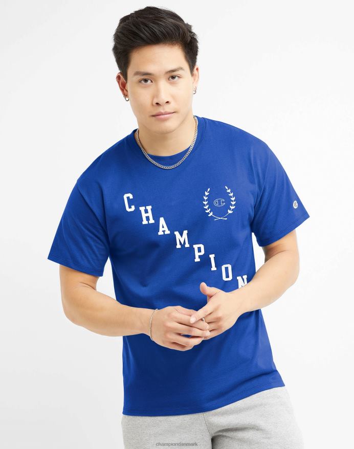 Champion klassisk grafisk t-shirt laurbær V6J66562 surfe på nettet