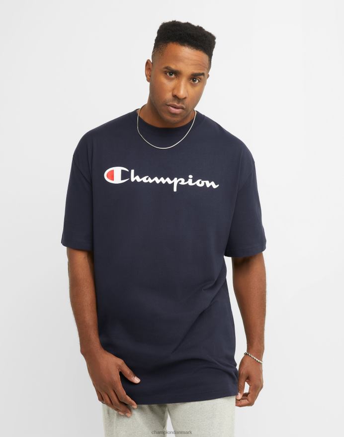 Champion klassisk t-shirt grafik (stor og høj) V6J66631 flåde