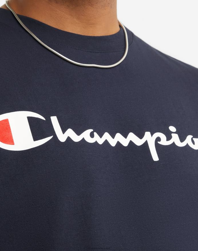 Champion klassisk t-shirt grafik (stor og høj) V6J66631 flåde