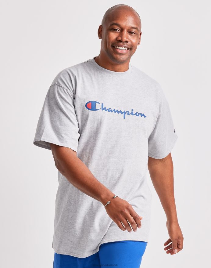Champion klassisk t-shirt grafik (stor og høj) V6J66632 oxford grå
