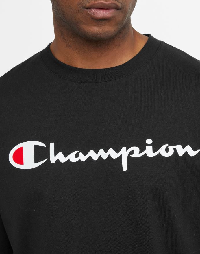 Champion klassisk t-shirt grafik (stor og høj) V6J66633 sort