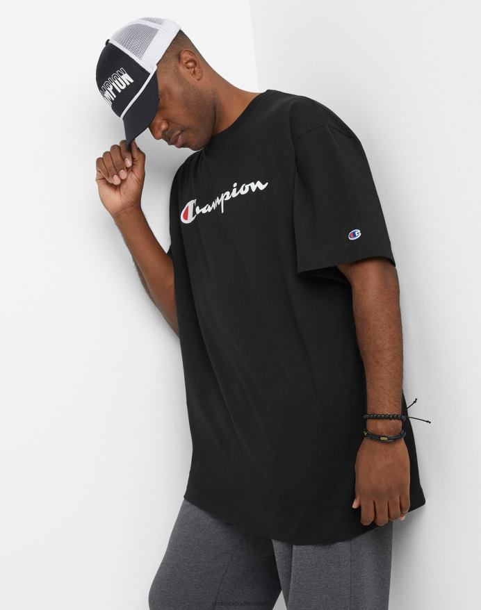 Champion klassisk t-shirt grafik (stor og høj) V6J66633 sort