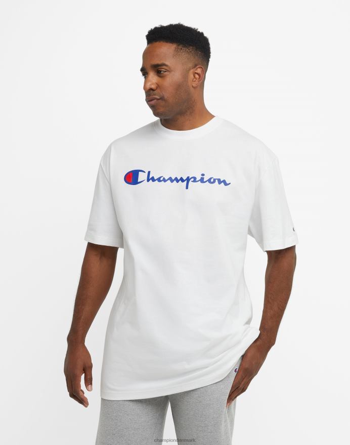 Champion klassisk t-shirt grafik (stor og høj) V6J66634 hvid