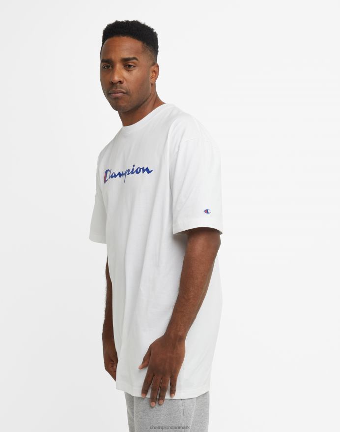 Champion klassisk t-shirt grafik (stor og høj) V6J66634 hvid